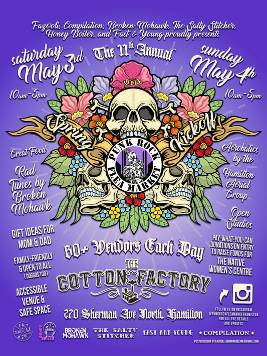 Punk Rock Flea Market Hamilton - Spring Kickoff