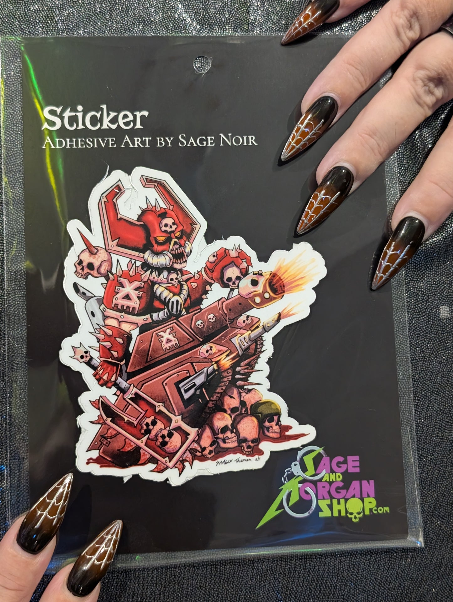 Hot Rod Angry Butcher Sticker