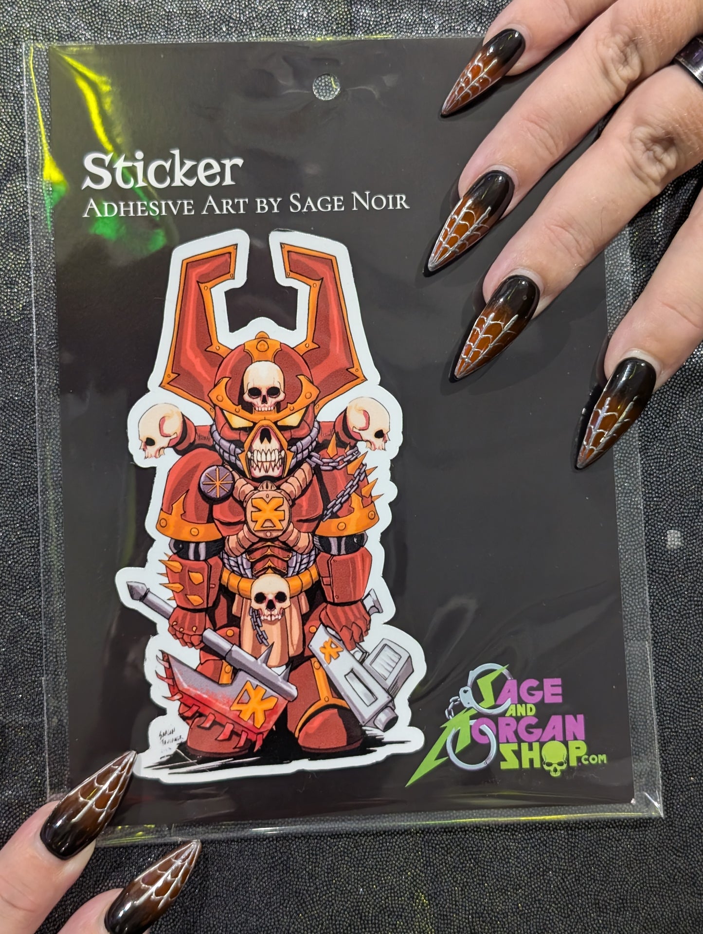 Cute Angry Butcher Sticker