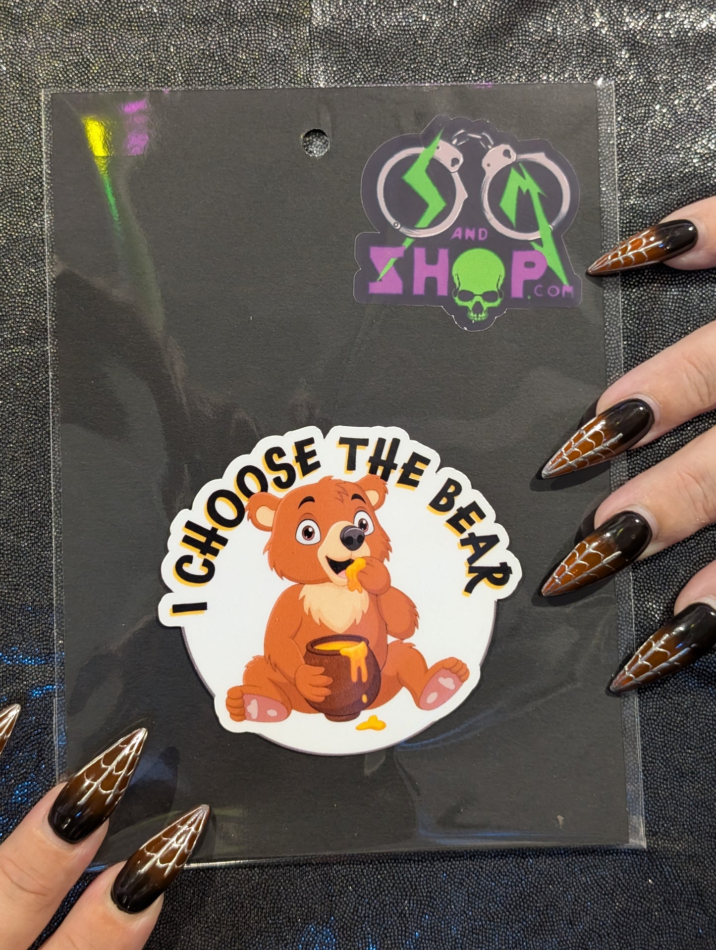 I Choose the Bear Sticker