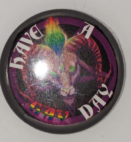 Pentagram 2.25 Inch Buttons