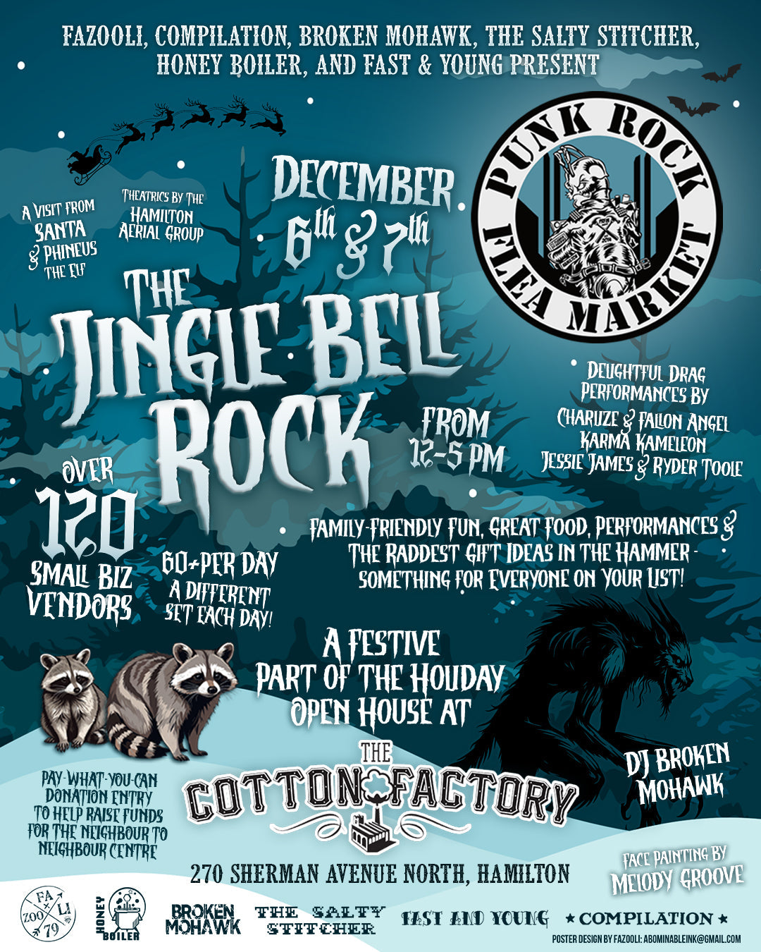 Punk Rock Flea Market Hamilton - Jingle Bell Rock