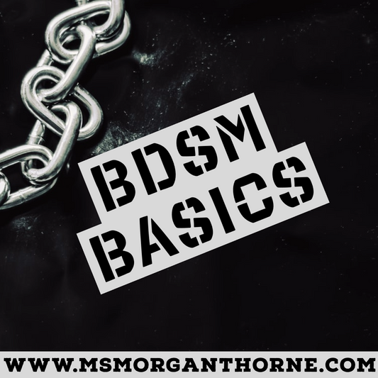 BDSM Basics - LIVE Online Class October 29, 2024 @ 7PM EST