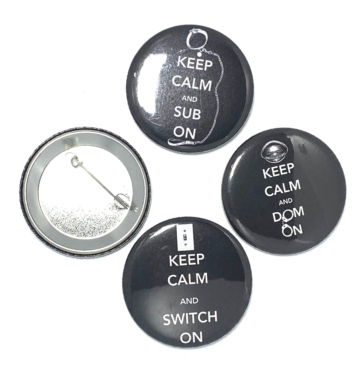 Stay Calm 2.25 Inch Pin-Back Button