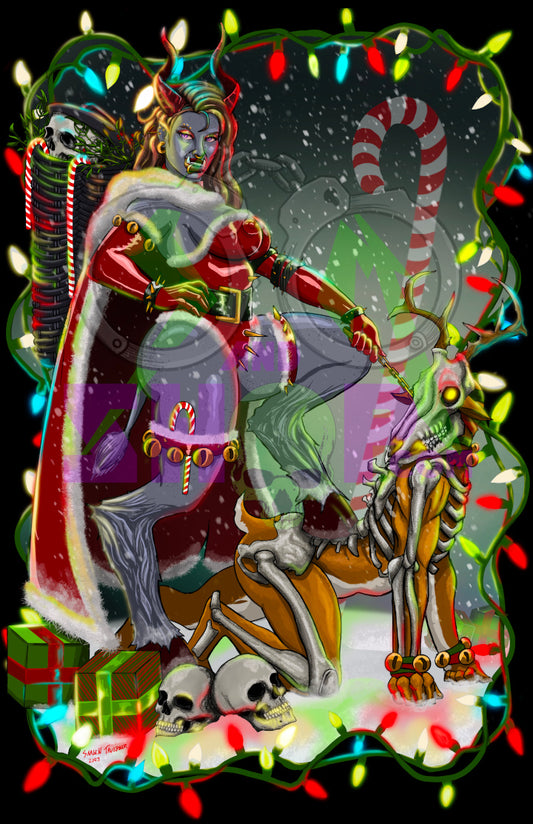 Kinky Krampus Limited Edition Art Print